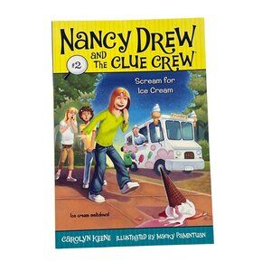 Nancy Drew Clue Crew #2 Scream for Ice Cream Book New Kids Chapter Book